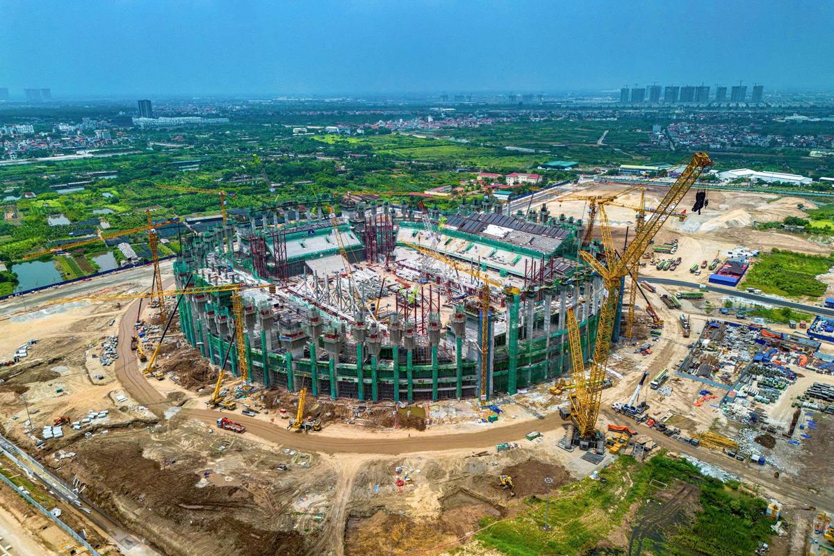 Siêu sân vận động lớn thứ hai Việt Nam sắp lắp đặt hệ mái vòm đóng mở tự động đầu tiên cả nước: Khủng cỡ nào?