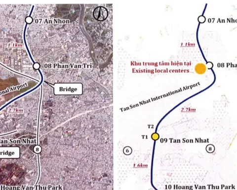 Tuyến metro xuyên tâm TPHCM kết nối sân bay Tân Sơn Nhất có quy mô ra sao?