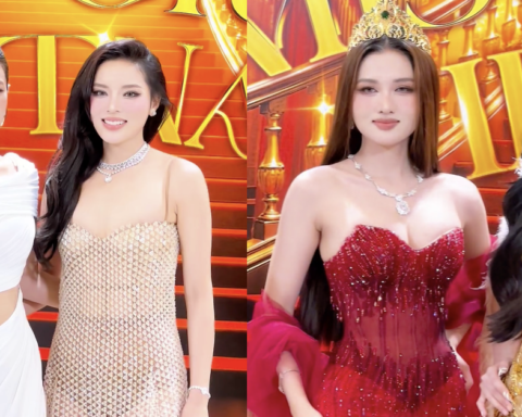 Thảm đỏ Chung kết Miss Grand Vietnam: Kỳ Duyên – Thiên Ân ôm nhau tình tứ, Thanh Thuỷ quá slay!