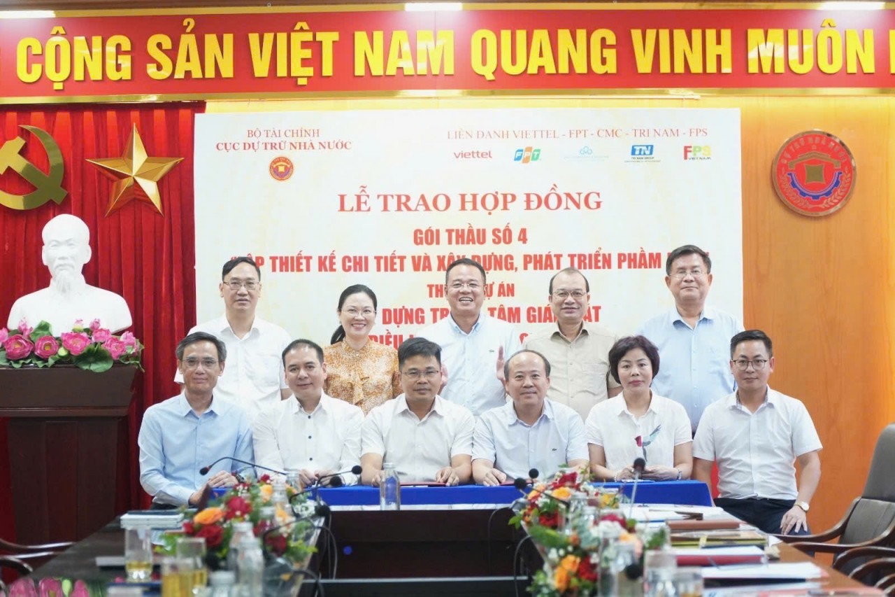 Cục Dự trữ Nhà nước: Trao hợp đồng gói thầu cốt lõi xây dựng Trung tâm giám sát và điều hành Dự trữ quốc gia