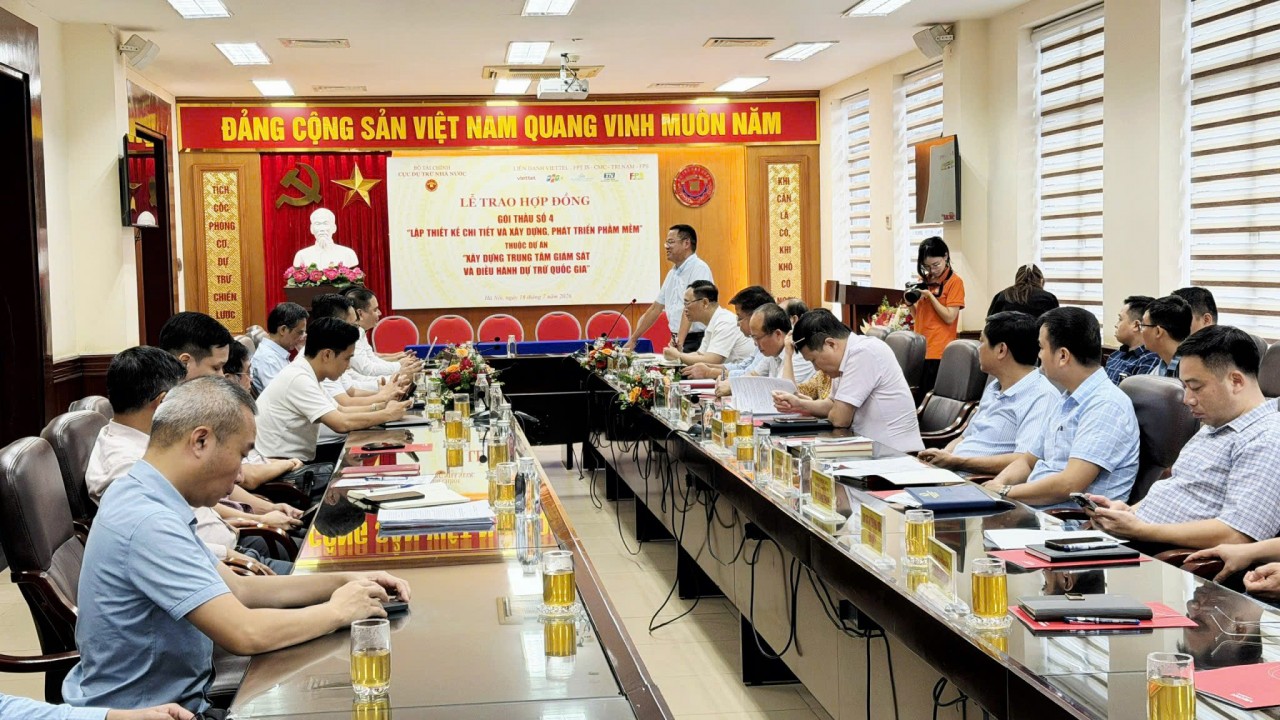 Cục Dự trữ Nhà nước: Trao hợp đồng gói thầu cốt lõi xây dựng Trung tâm giám sát và điều hành Dự trữ quốc gia