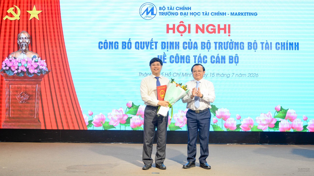 Trường Đại học Tài chính - Marketing kiện toàn Ban Giám hiệu, tạo nền tảng cho giai đoạn phát triển mới