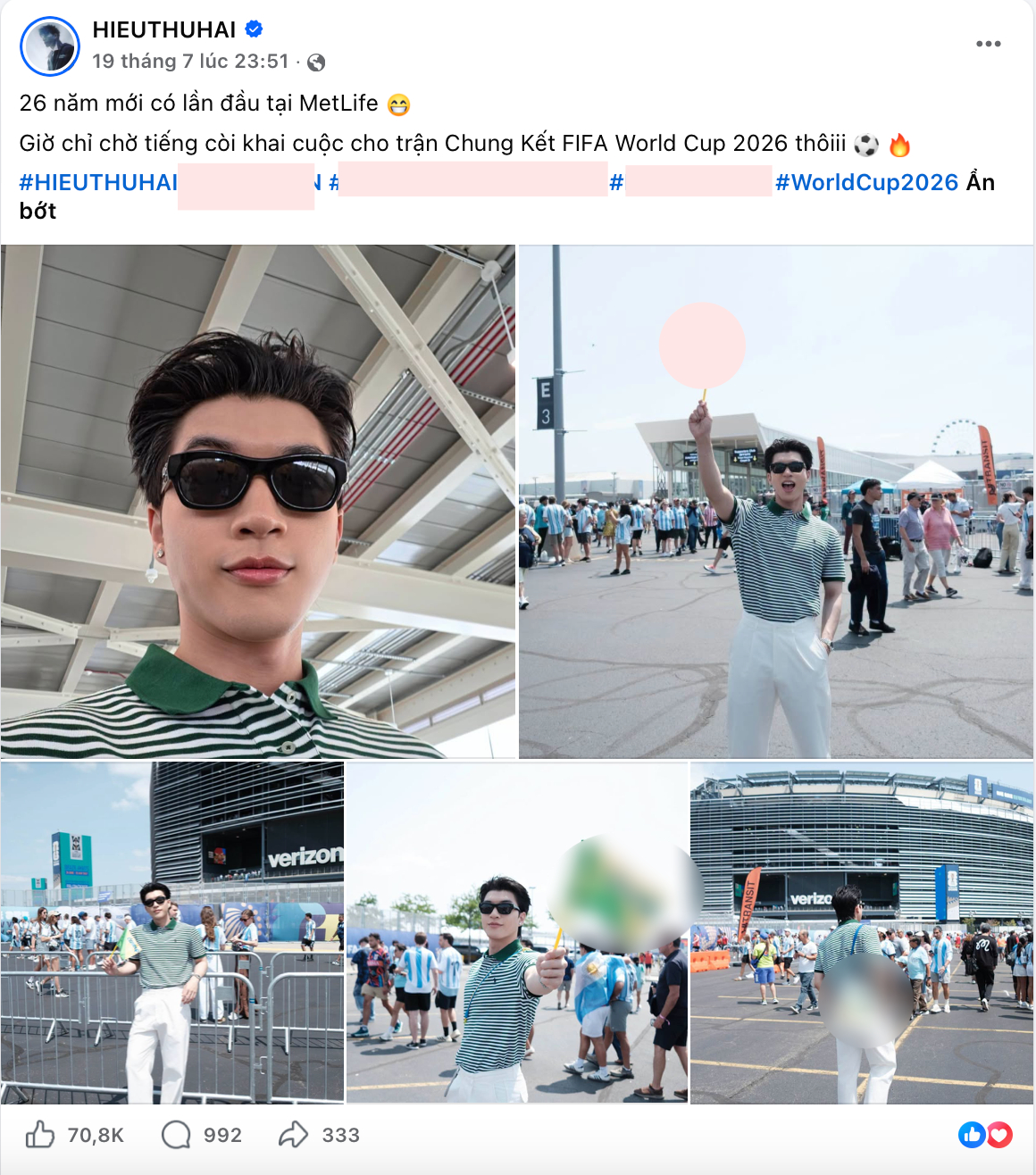 Cùng sang Mỹ xem World Cup, Mason Nguyễn vướng tranh cãi thua xa HIEUTHUHAI- Ảnh 3.