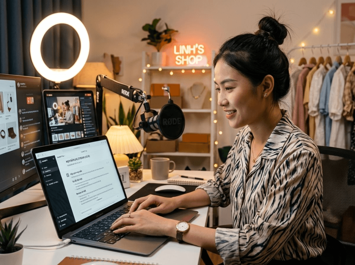 Cuộc cách mạng lớn nhất của TMĐT không nằm ở Shopee hay TikTok Shop: AI đang biến shop 3 người thành 