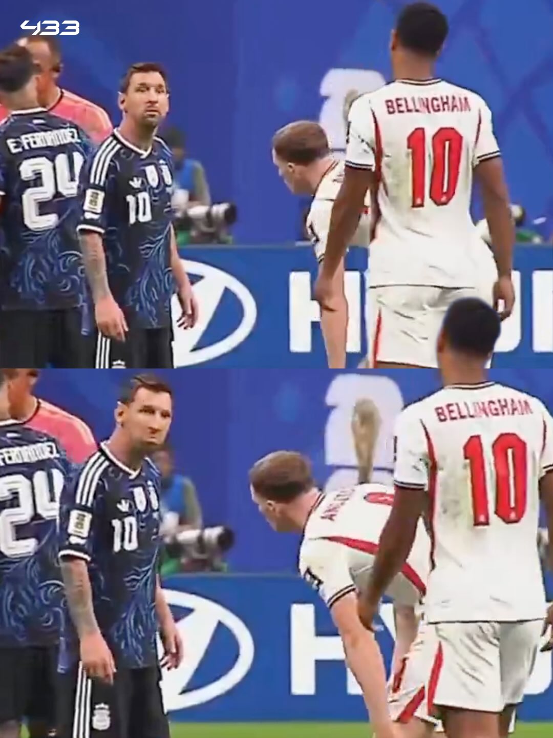 Đang viral: Messi và Bellingham