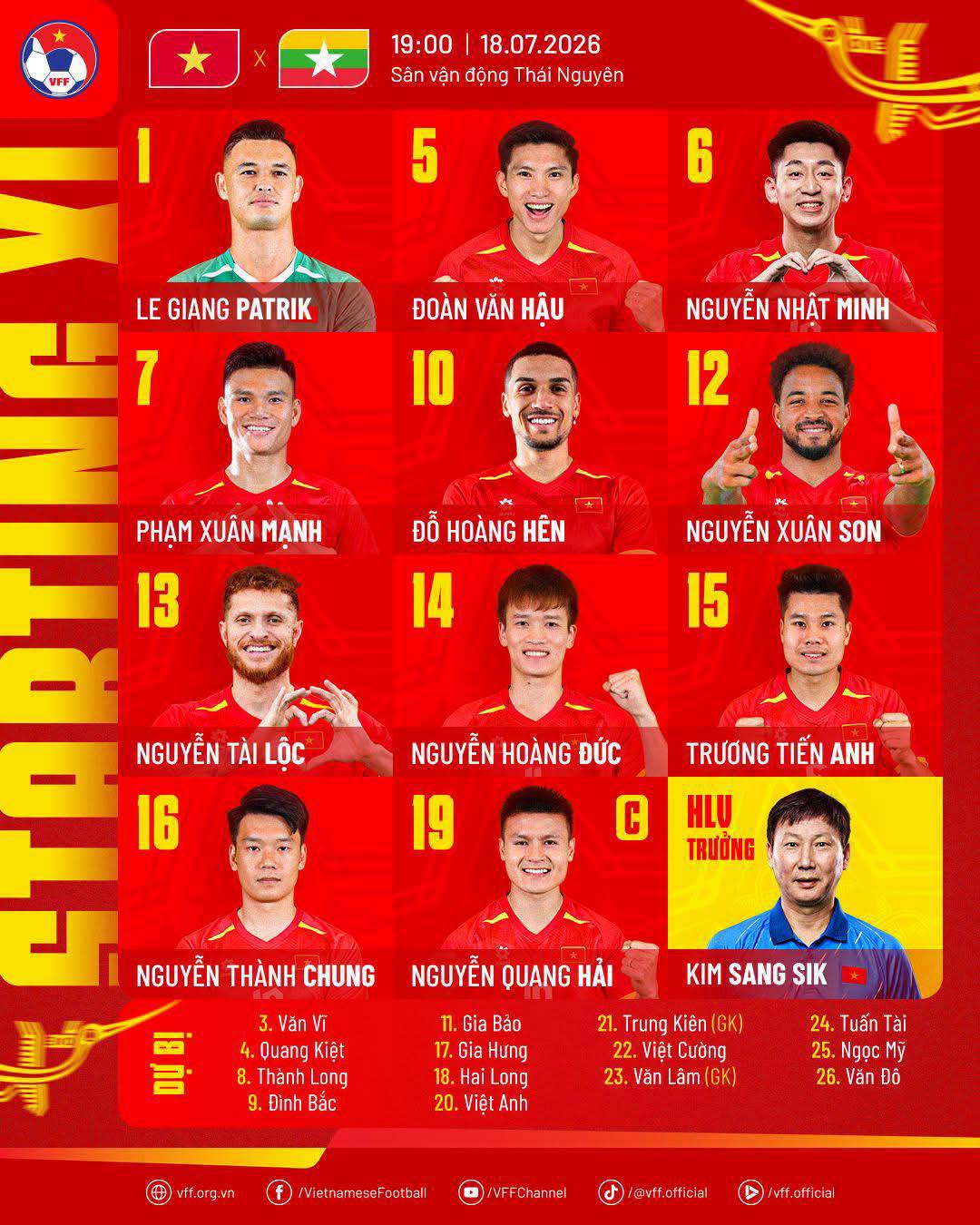 Xuân Son, Hoàng Hên lập công, ĐT Việt Nam thắng đậm 4-0 Myanmar trước thềm ASEAN Cup 2026 - Ảnh 1.