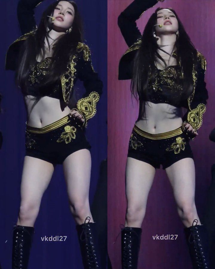 Jisoo và nữ thần AI đại diện cho đôi chân chuẩn đẹp Kpop, cặp đùi "mật ong" sexy cỡ này- Ảnh 4.
