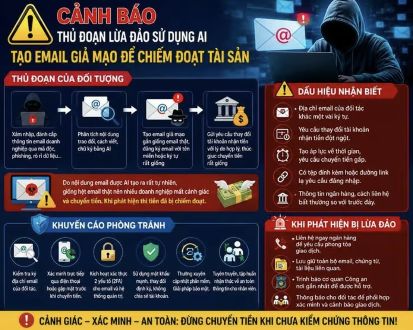 Thủ đoạn sử dụng AI tạo email giả để lừa đảo- Ảnh 2.