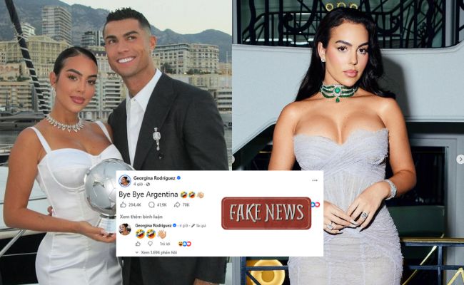 Vợ sắp cưới của Ronaldo chính thức lên tiếng sau khi bị mạo danh trên Facebook, làm rõ vụ status "Bye Bye Argentina" gây bão- Ảnh 1.