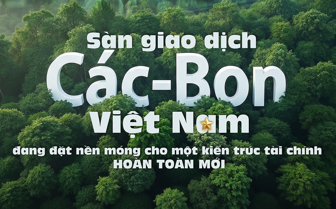 Sàn giao dịch các-bon - Việt Nam đang đặt nền móng cho một kiến trúc tài chính hoàn toàn mới