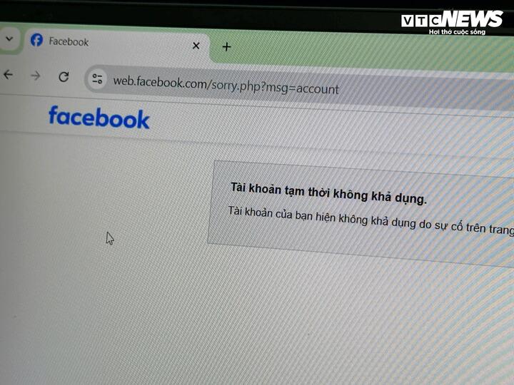 Facebook gặp sự cố trên phiên bản web, người dùng không thể truy cập- Ảnh 1.
