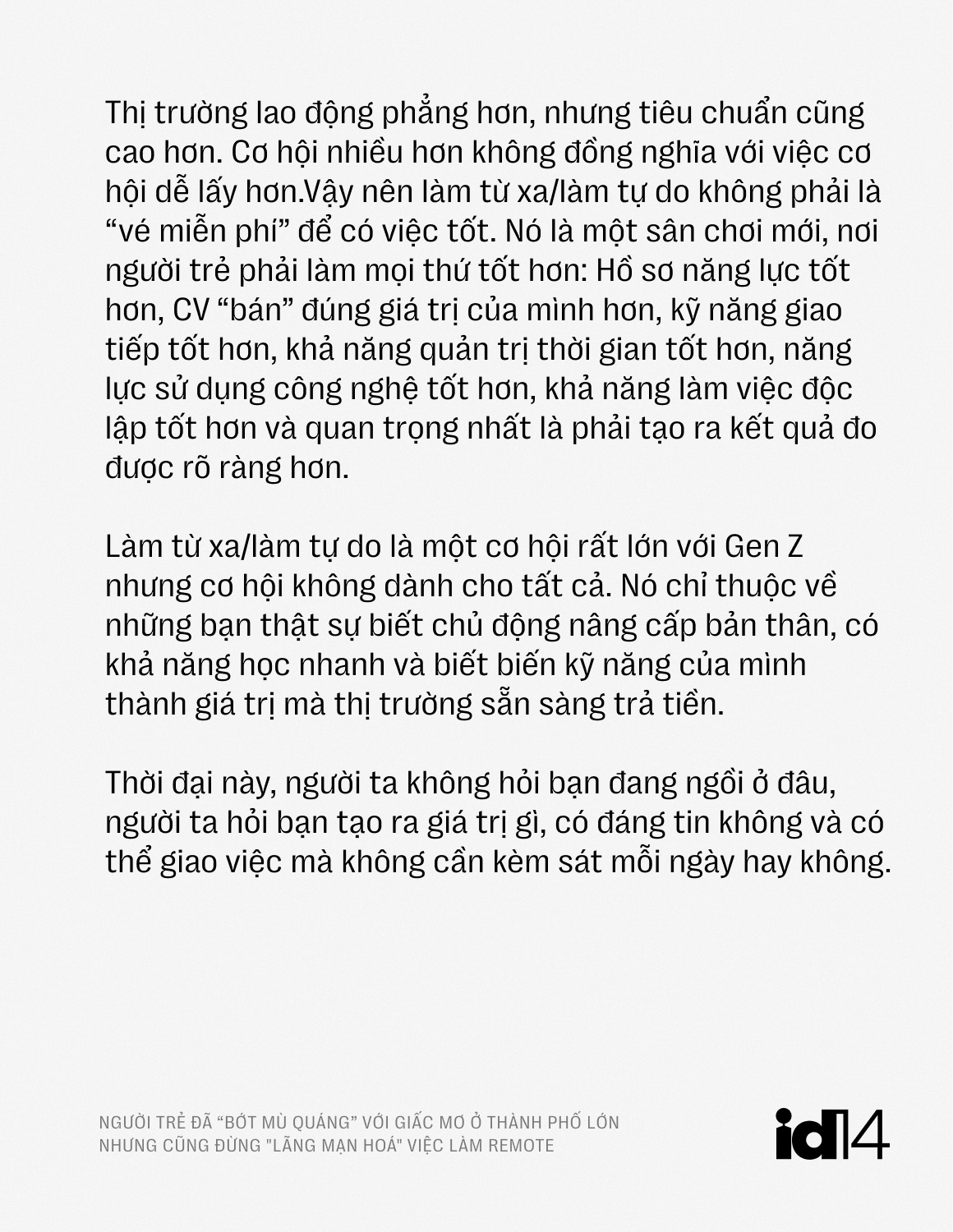 Sếp nhân sự 30 năm: Người trẻ đã 