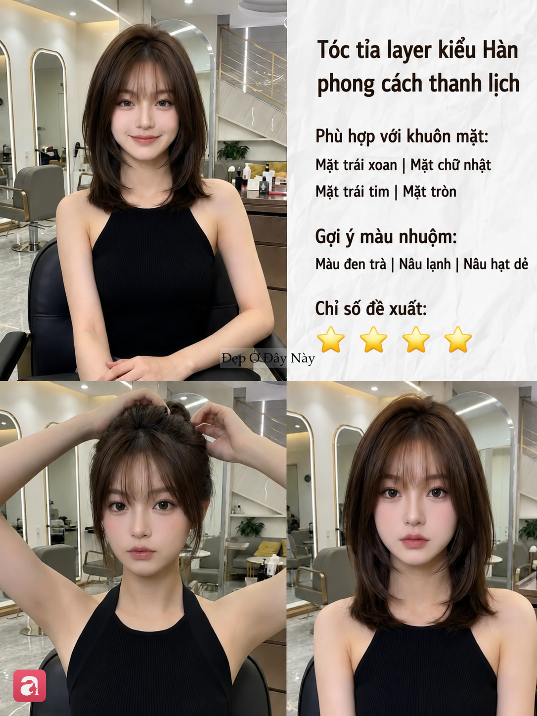 5 kiểu tóc ngang vai "hack tuổi" cực đỉnh, chị em U40 cắt là trẻ ra vài tuổi- Ảnh 3.