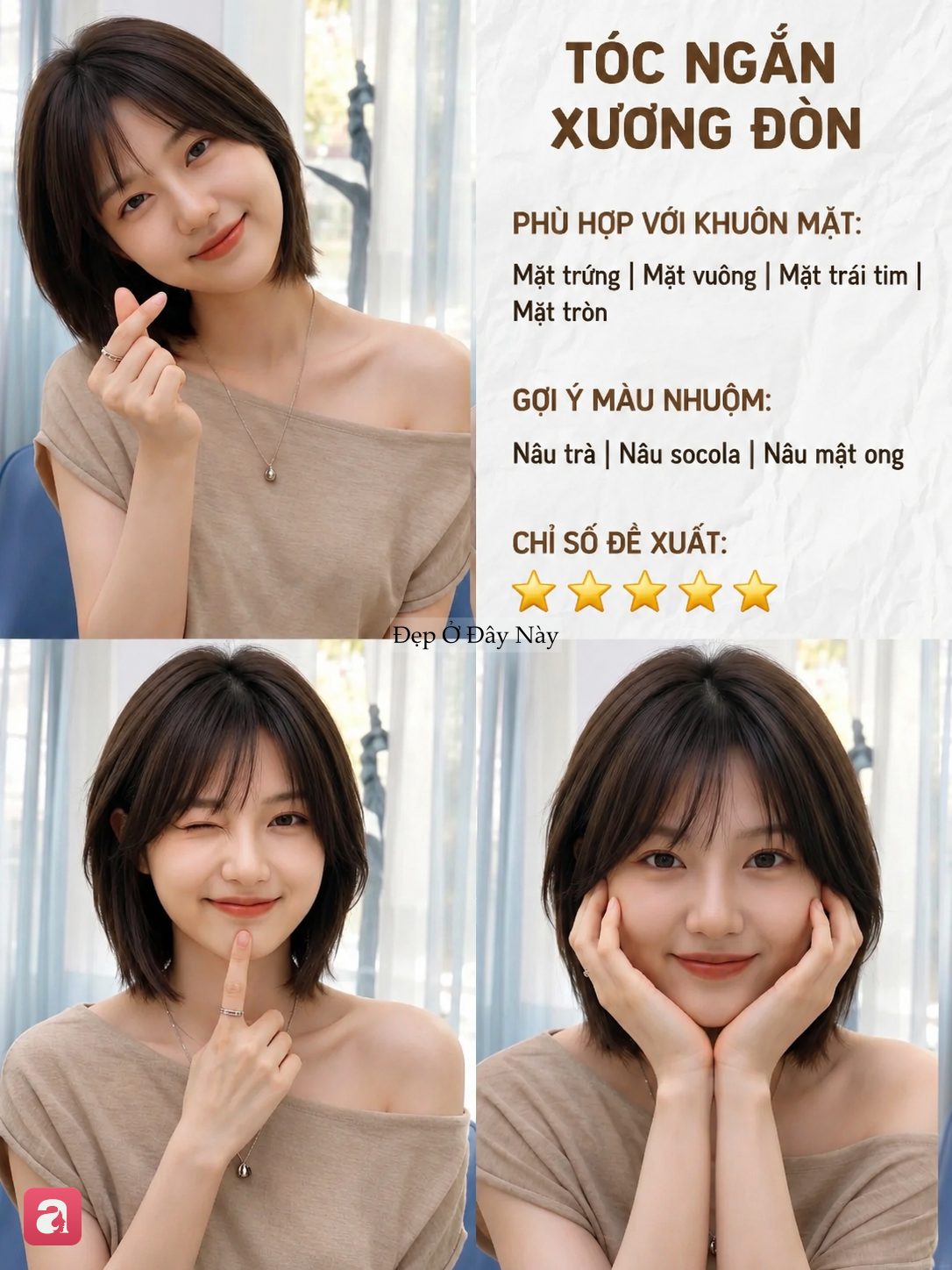 5 kiểu tóc ngang vai "hack tuổi" cực đỉnh, chị em U40 cắt là trẻ ra vài tuổi- Ảnh 4.