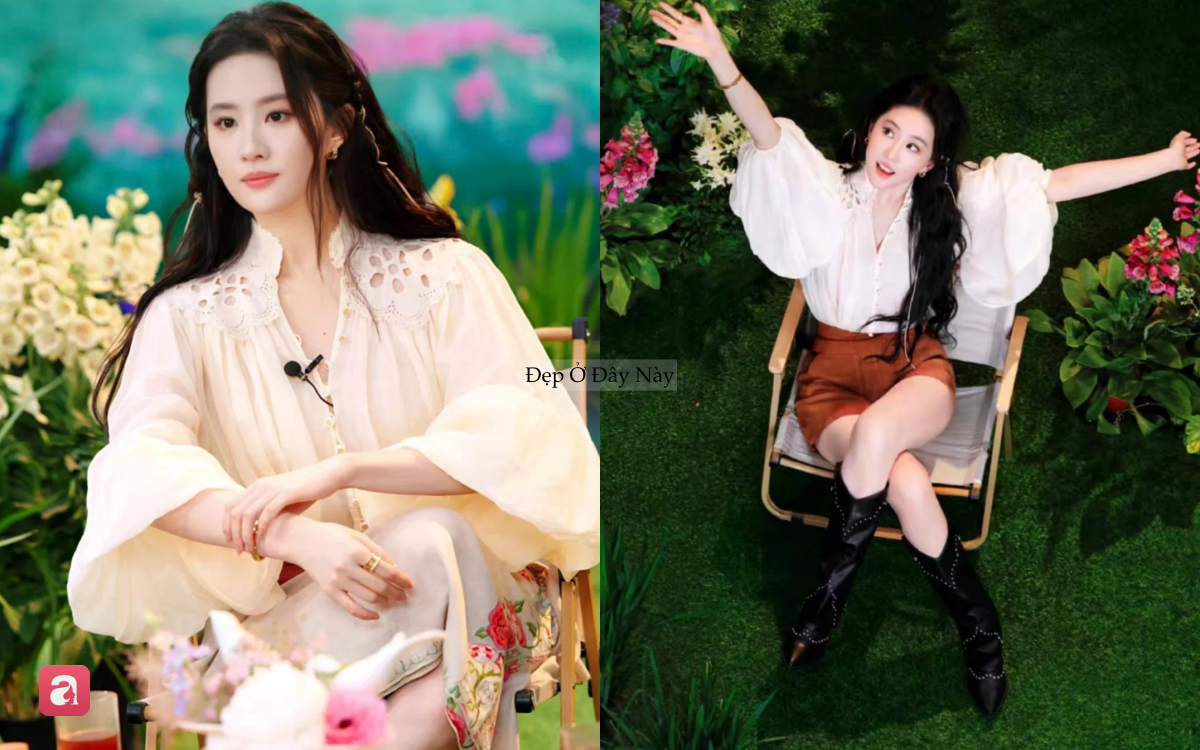 Áo "nàng thơ" như Lưu Diệc Phi khiến dân tình rần rần tìm mua theo: Mặc vừa trẻ trung vừa khéo che khuyết điểm - Ảnh 1.