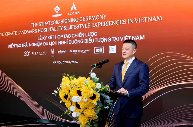 Lãnh đạo cao cấp Accor tới Việt Nam, nâng tầm hợp tác chiến lược với Sun Group - Ảnh 1. Lãnh đạo cao cấp Accor tới Việt Nam, nâng tầm hợp tác chiến lược với Sun Group - Ảnh 1.