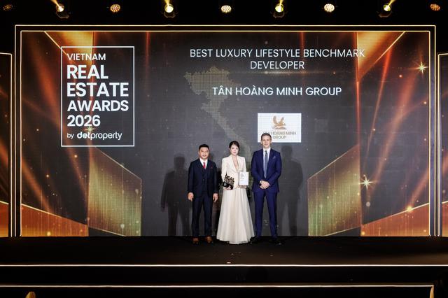 Giải mã lý do Tân Hoàng Minh giành giải tại Dot Property Vietnam Real Estate Awards 2026- Ảnh 2. Giải mã lý do Tân Hoàng Minh giành giải tại Dot Property Vietnam Real Estate Awards 2026- Ảnh 2.