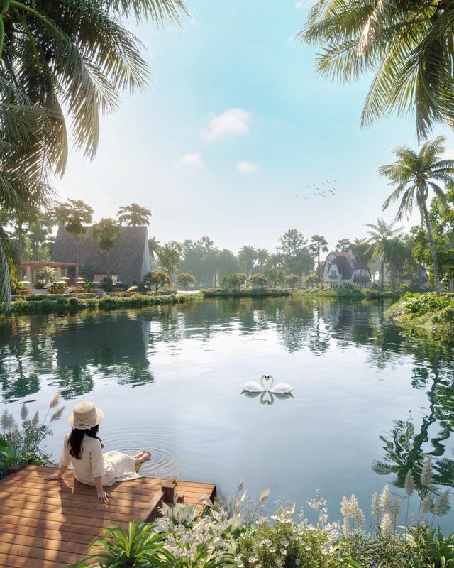 The Palm Island – Biệt thự đảo phong cách trẻ trung mang tinh thần nghỉ dưỡng chính thức ra mắt- Ảnh 4.