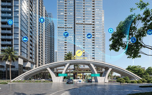 Hành trình số hóa liền mạch từ hầm gửi xe: Chuẩn Smart Living tại Sunshine Sky City có gì?