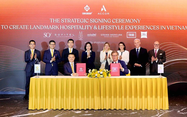 Lãnh đạo cao cấp Accor tới Việt Nam, nâng tầm hợp tác chiến lược với Sun Group