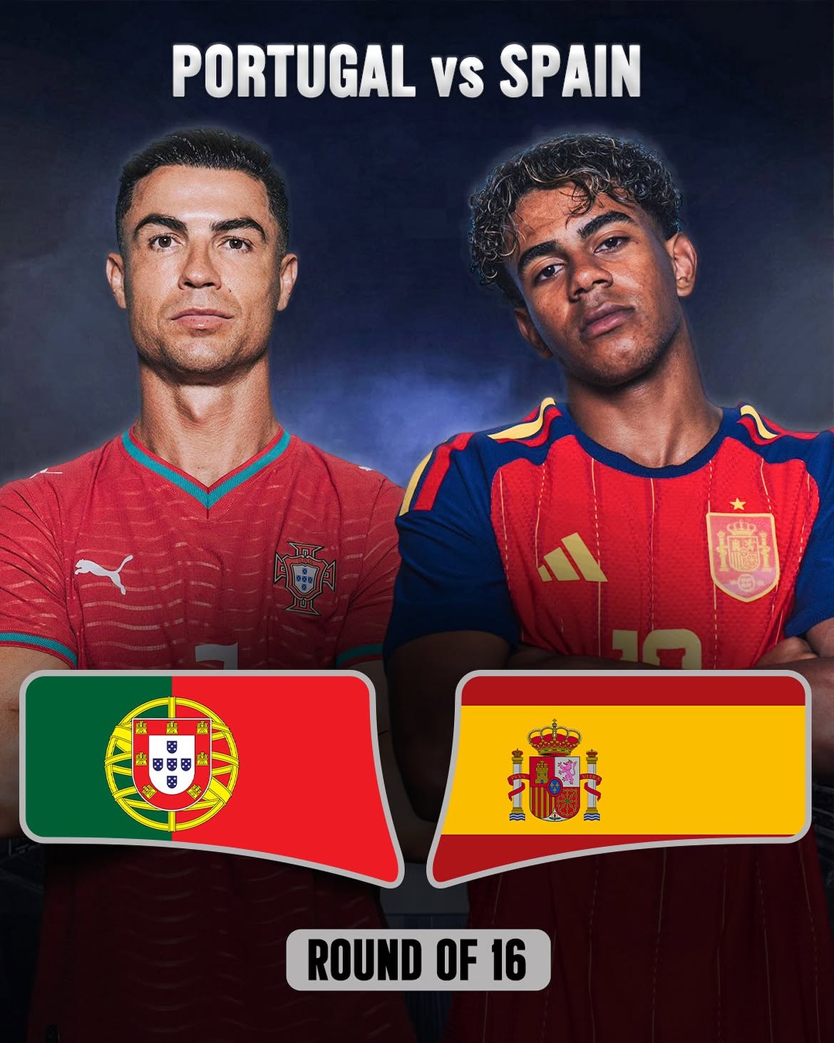 2h00 ngày 7/7, Bồ Đào Nha vs Tây Ban Nha: 