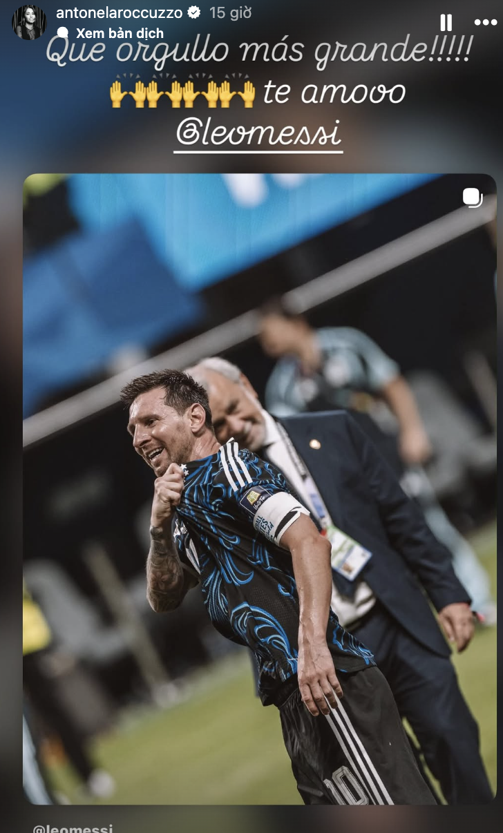 Cả thế giới tung hô Messi, còn bà xã "thanh mai trúc mã" - Antonella lại gây sốt khán đài World Cup với vòng eo săn chắc, visual trẻ đẹp khó tin- Ảnh 2.