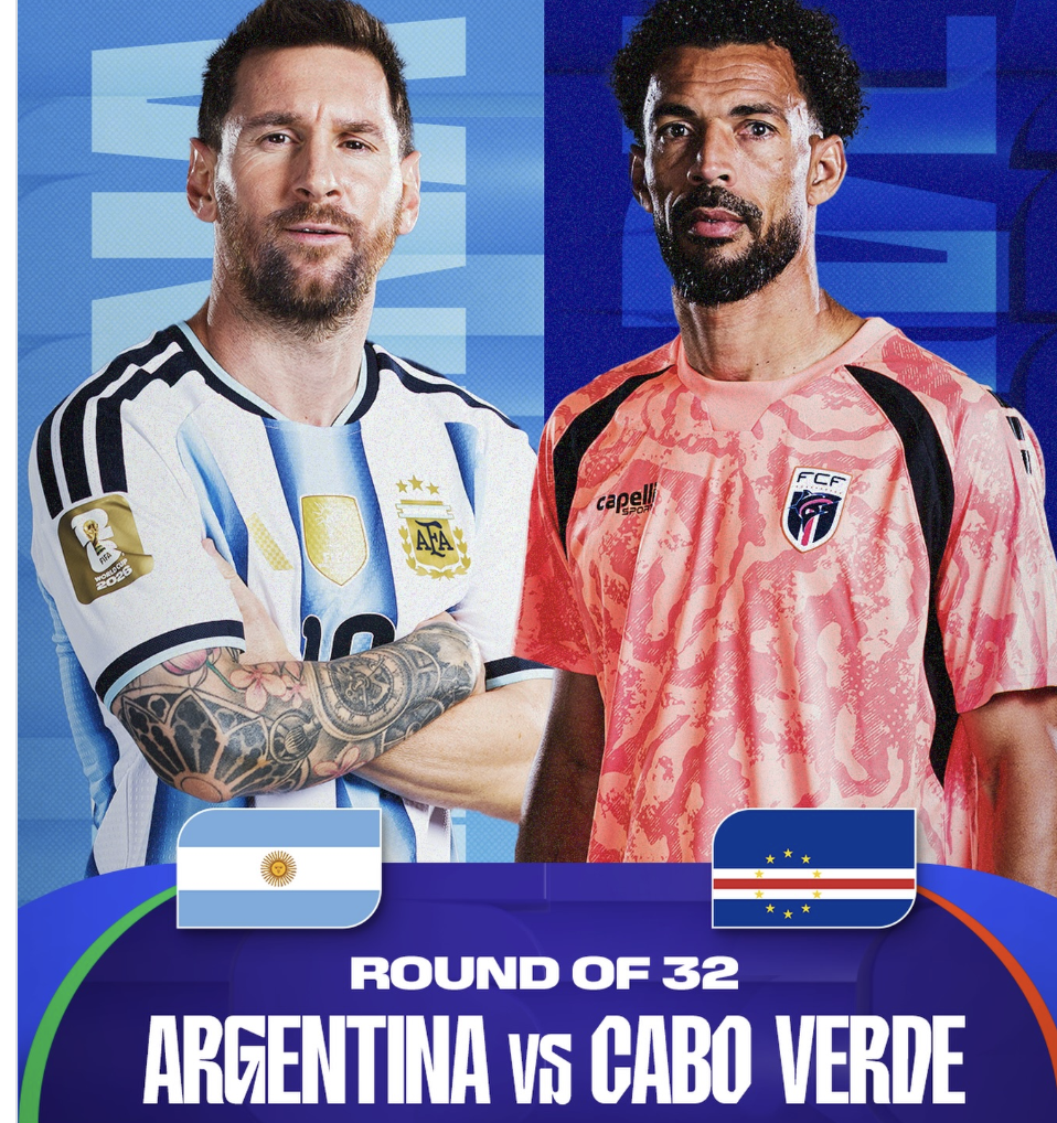 Diễn biến Argentina đấu Cape Verde: Trận đấu bắt đầu, Messi đá chính, chờ Vozinha tạo 