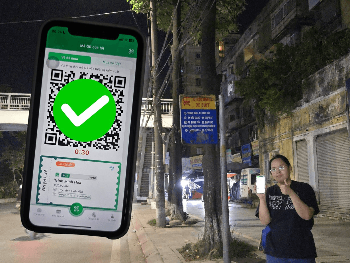 Một cú chạm thay tấm vé: Giao thông công cộng đang bước vào kỷ nguyên 