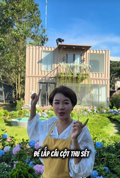 Chán ở biệt thự, “phú bà” phim VFC dựng nhà container để sống - Ảnh 4.
