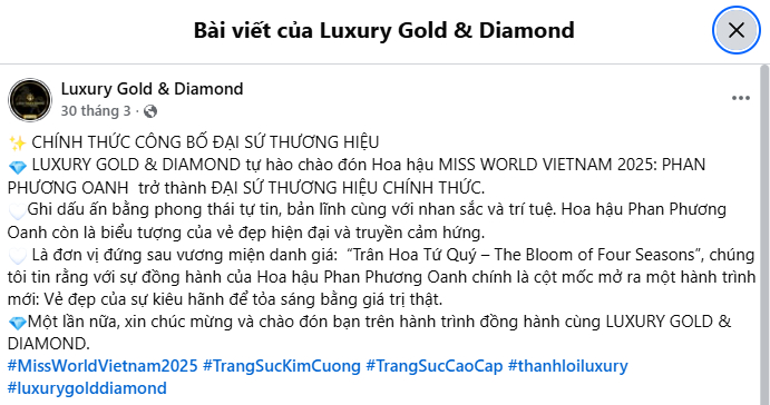 Nhà tài trợ vương miện cho Sen Vàng tại Miss Grand Vietnam và Miss World Vietnam tạm ngưng hoạt động trong 10 ngày- Ảnh 5.