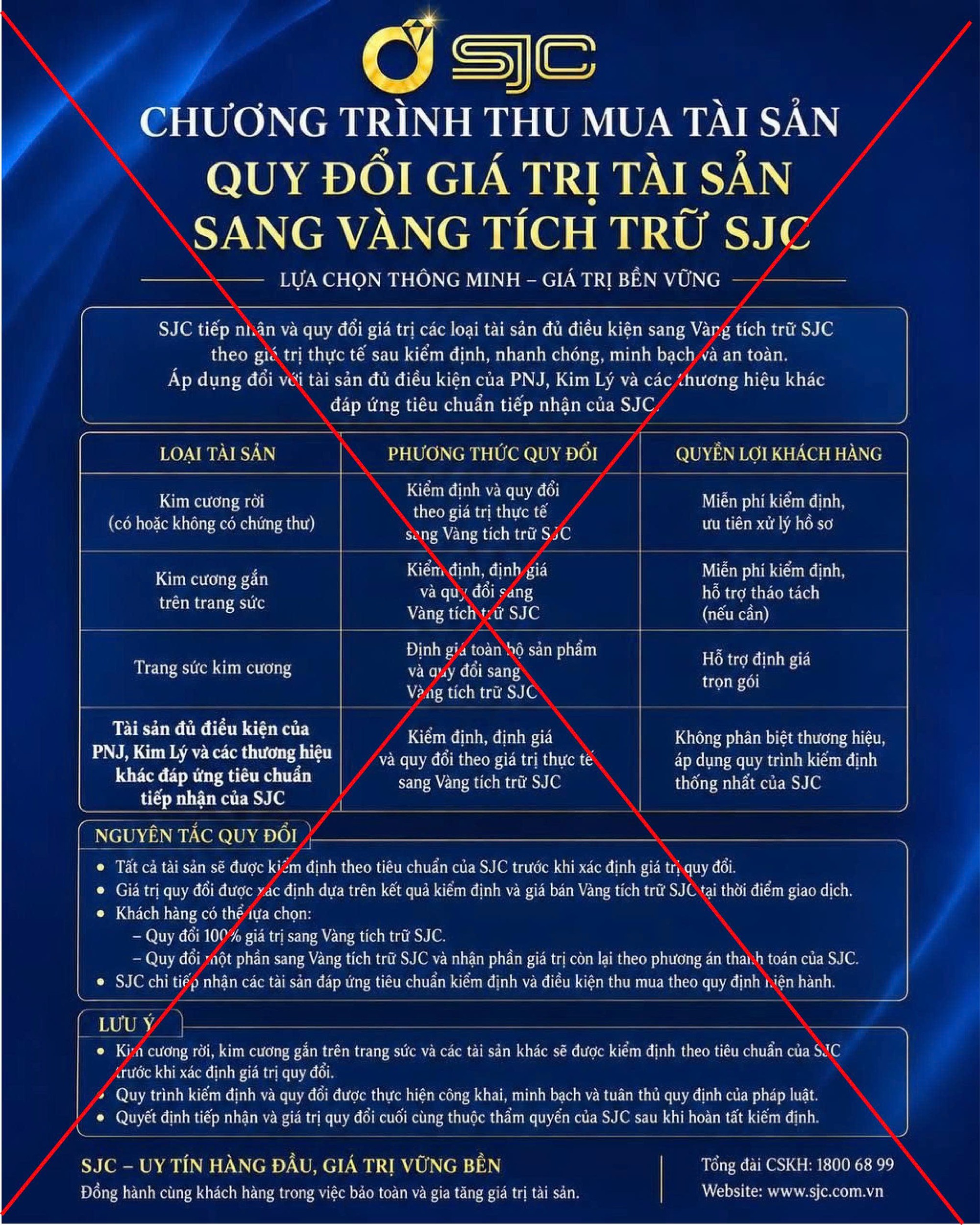 SJC phát cảnh báo khẩn về tình trạng lừa đổi kim cương lấy vàng - Ảnh 3.