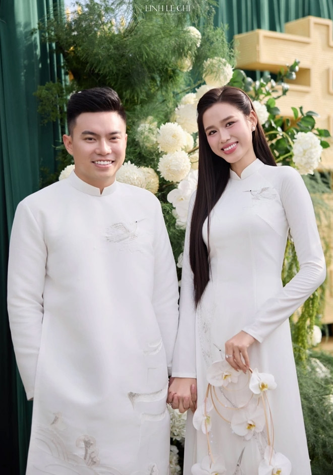 Cặp đôi "chân dài - đại gia" nổi tiếng cả nước: Từng có người muốn phá đám cưới, 1 năm sau hôn nhân thế nào? - Ảnh 2.