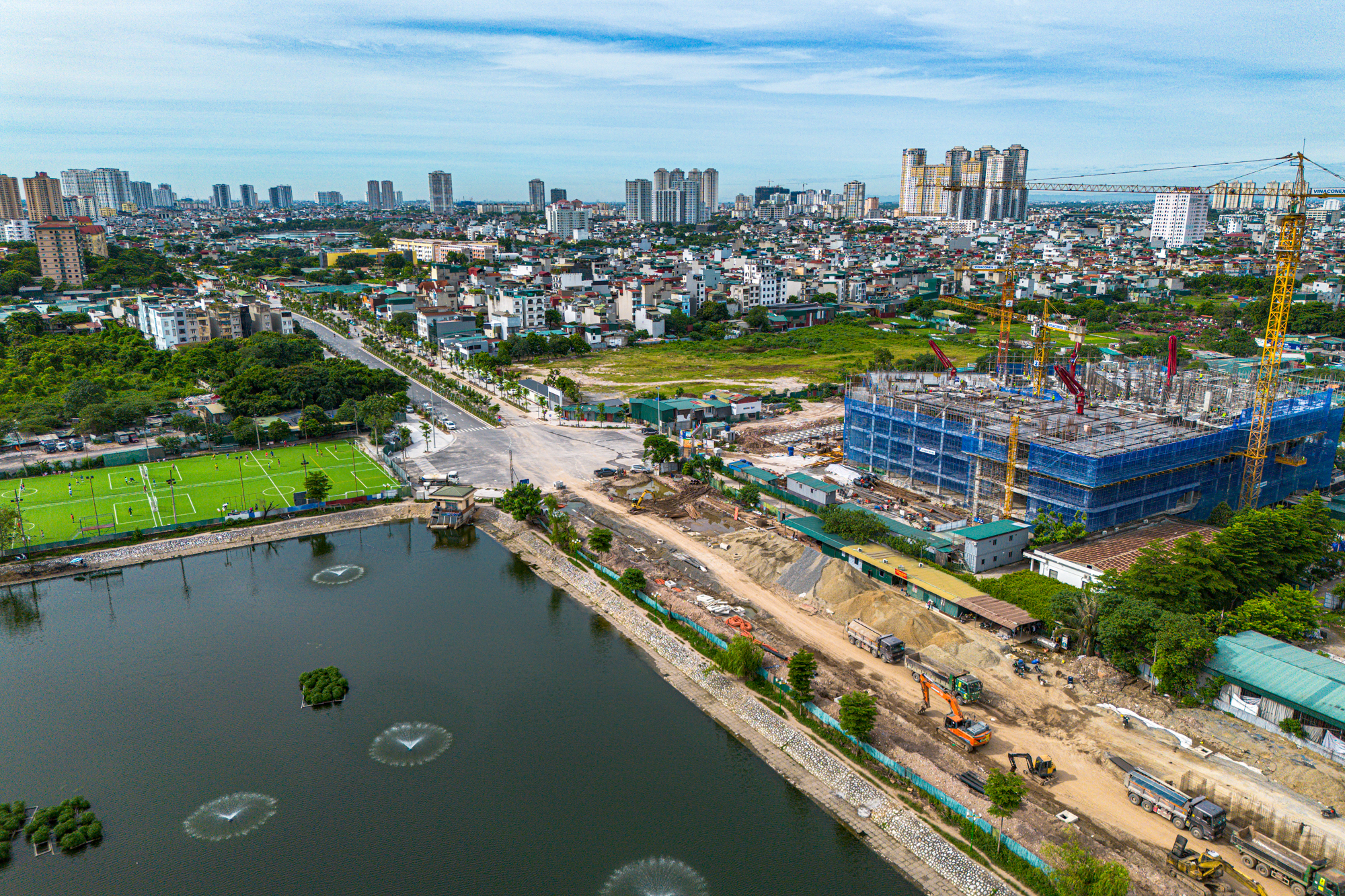 Toàn cảnh tuyến đường dang dở suốt nhiều năm, nằm giữa Thủ đô sắp thông xe sau 3 tháng: Loạt đại đô thị Vinhomes, Masteri hưởng lợi trực tiếp - Ảnh 11.