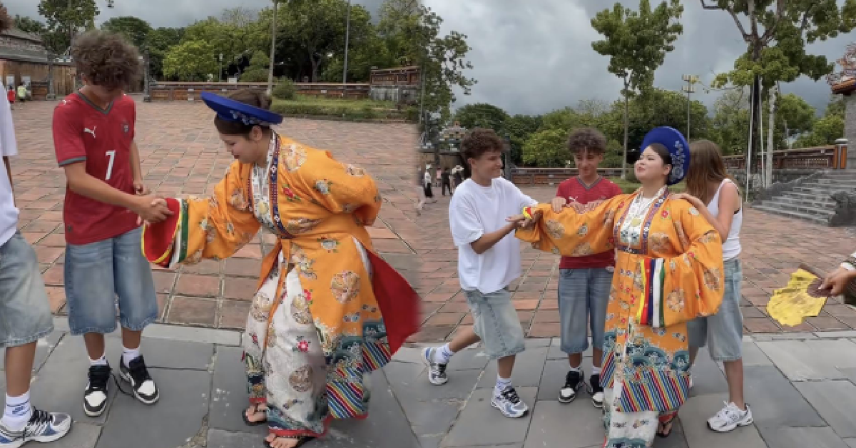 “Thương lắm khách Tây ơi”: Đi du lịch Huế một chuyến, ai ngờ thành cận thần khiến 1 triệu người bật cười