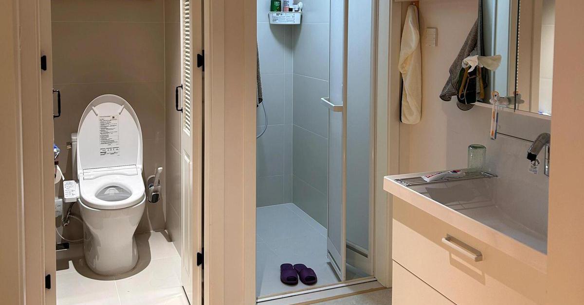 Phòng tắm chỉ dùng vách kính để ngăn khô – ướt vẫn chưa đủ: Cách người Nhật chia không gian mới thực sự đáng học hỏi