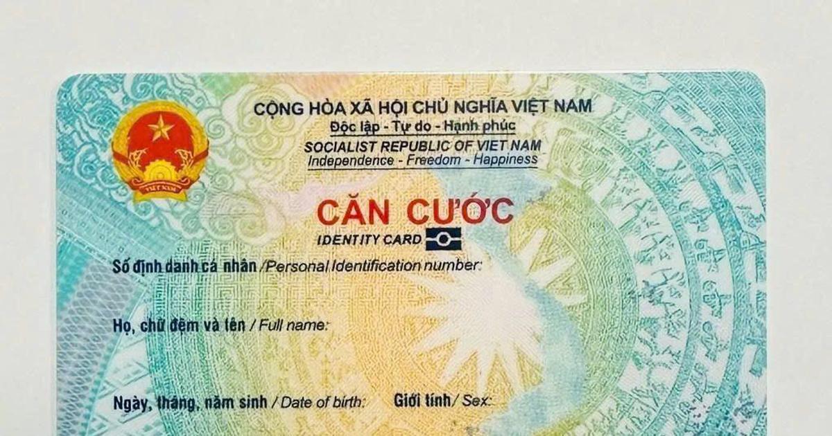 Công an yêu cầu người dân kiểm tra lại thông tin này trên thẻ Căn cước