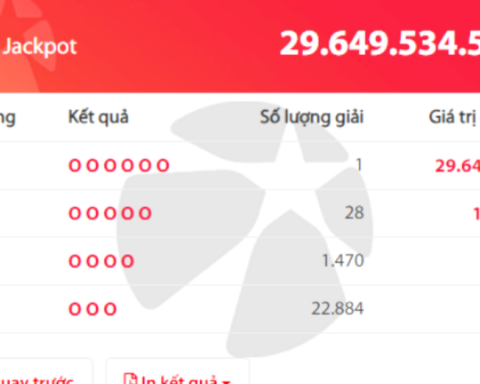 Một vé trúng độc đắc Vietlott gần 30 tỷ đồng