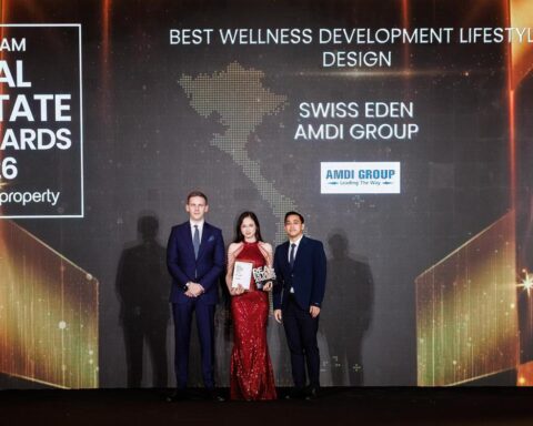 AMDI Group thắng lớn với Swiss Eden tại Dot Property Vietnam Awards 2026