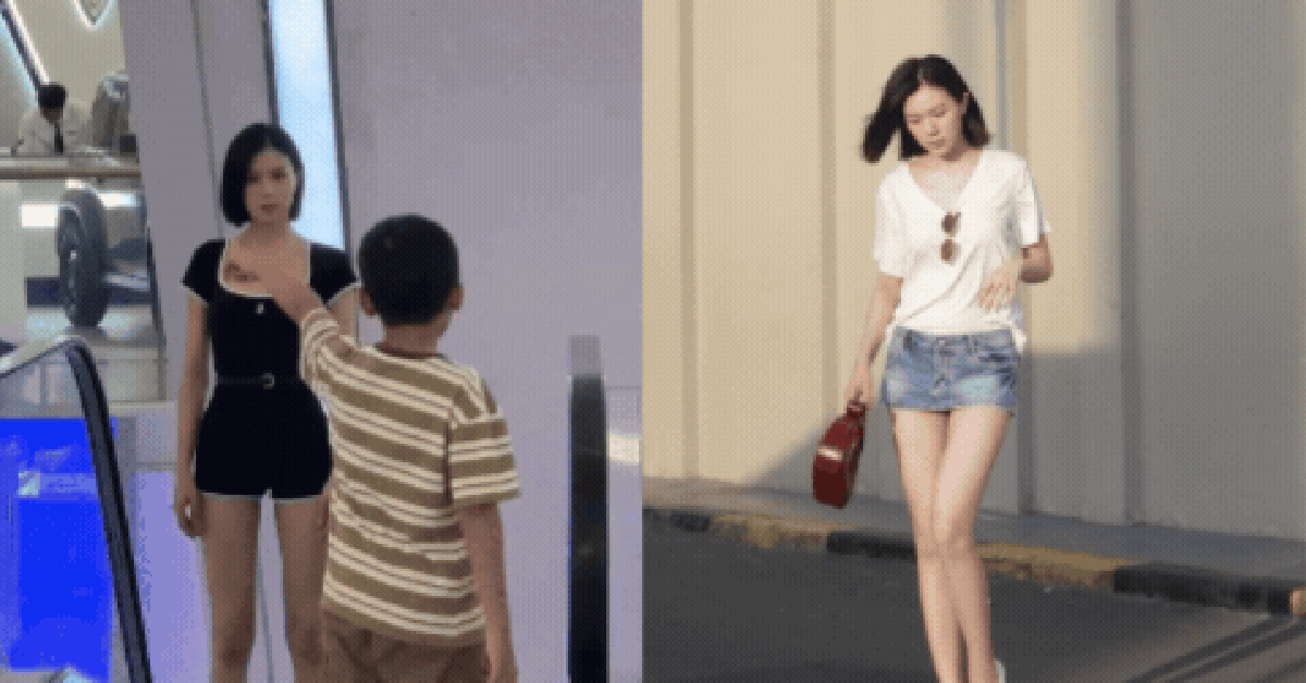Gái xinh đi thang máy hút 1 triệu lượt xem, được khen đẹp hơn cả Ngọc Trinh