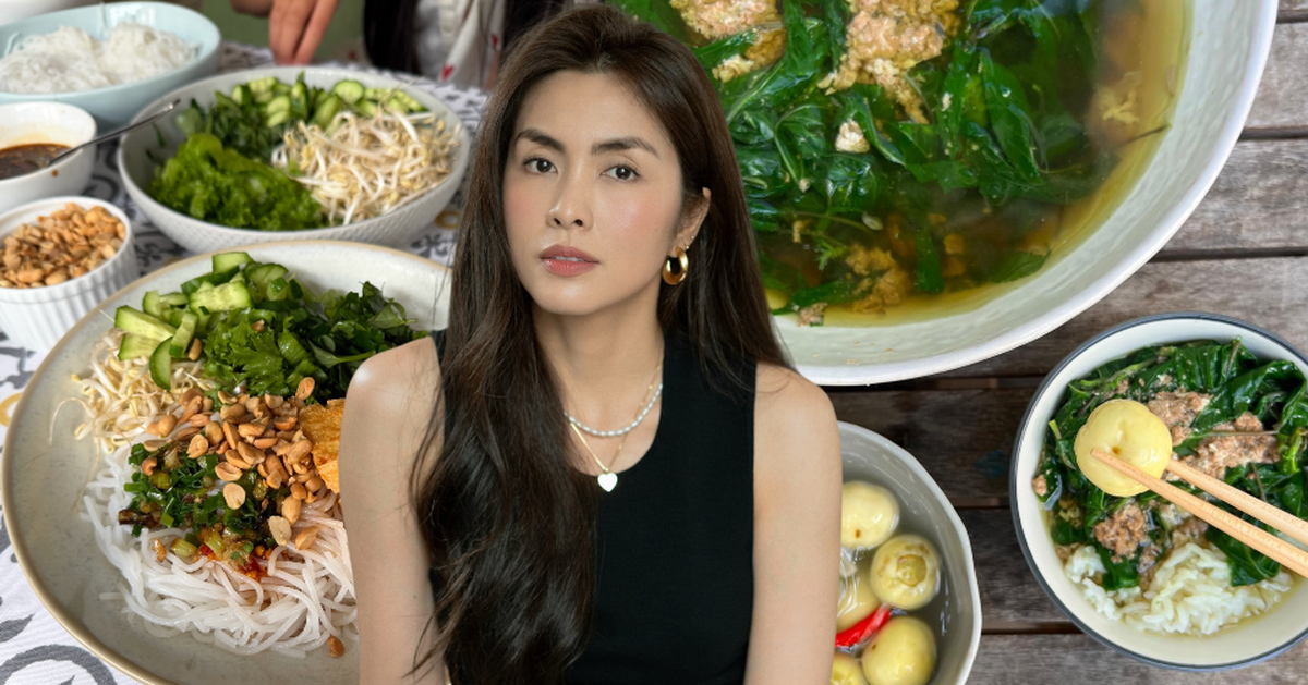 Bữa ăn dân dã Hà Tăng nấu cho con trai tỷ phú Johnathan Hạnh Nguyễn