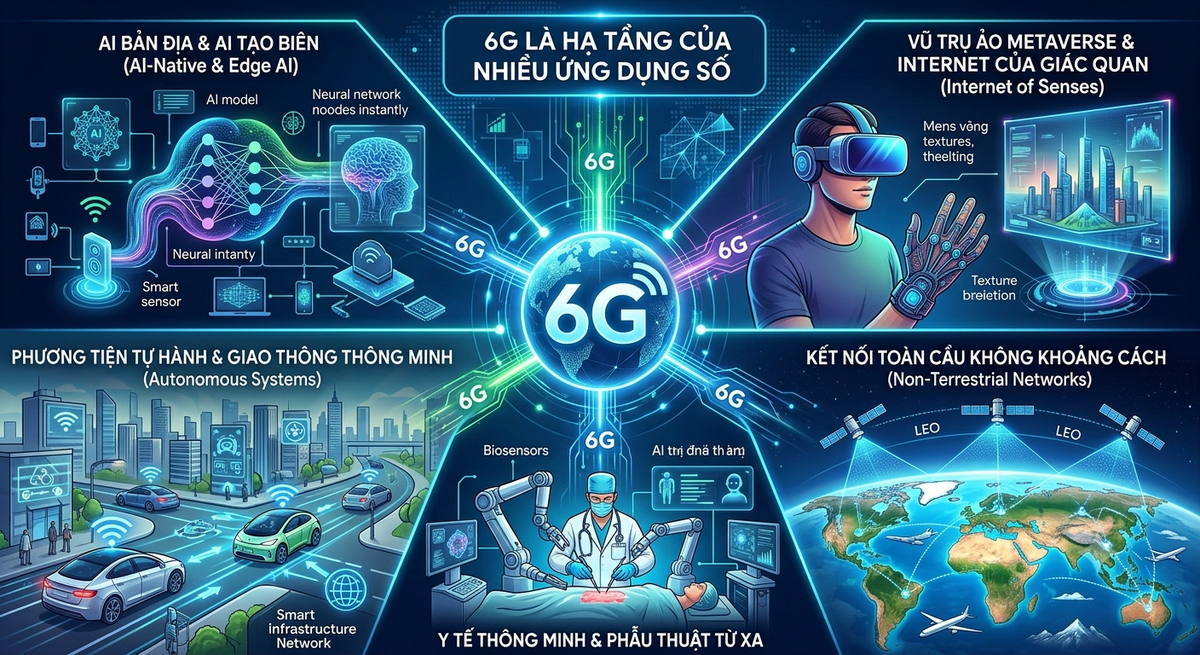 Với 6G, “cuộc chơi” viễn thông sẽ thay đổi