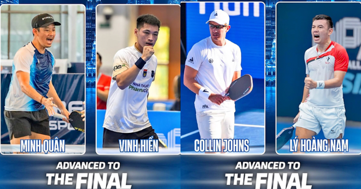 Kết quả bán kết PPA HCM ngày 8/8: Pickleball Việt Nam tạo chung kết trong mơ khi cặp của Lý Hoàng Nam đối đầu Trương Vinh Hiển – Quân Đỗ