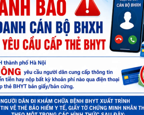Giả mạo cán bộ BHXH gọi điện thông báo thẻ BHYT bị lỗi