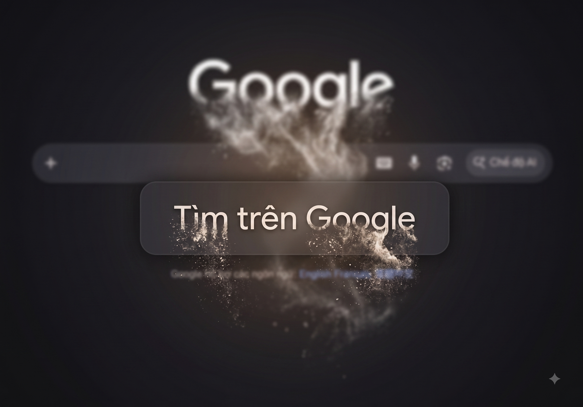 Bạn lên ngay “Google.com” mà xem, nút tìm kiếm biến mất rồi!