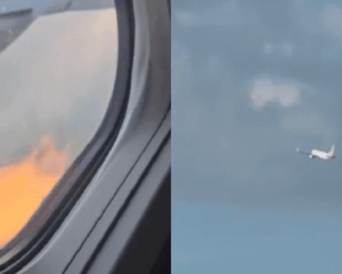 Máy bay Boeing 737 phát lửa ở động cơ nghi do va phải chim, phi công lập tức phát tín hiệu khẩn cấp