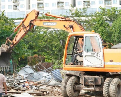 Phường Đại Mỗ cưỡng chế thu hồi đất thực hiện dự án nhà ở xã hội Tố Hữu