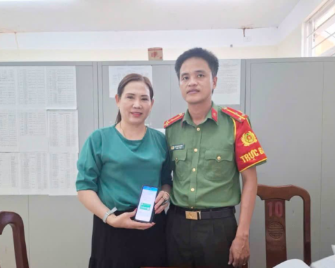 Công an xác minh giao dịch 400.000.000 đồng trong tài khoản của Hoàng Thị Oanh SN 1971