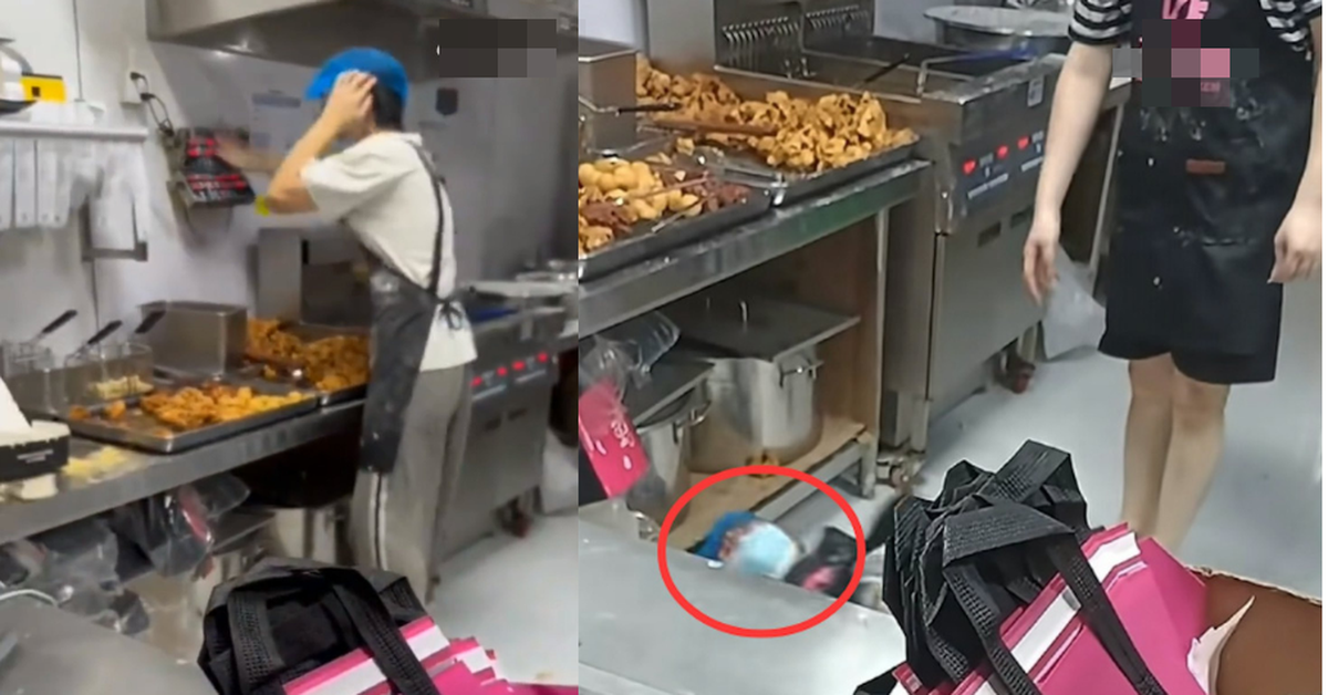 Video ghi lại cảnh nam nhân viên quán gà rán ngất xỉu, co giật vì… quá nhiều đơn hàng