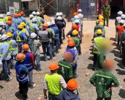 150 cán bộ, chiến sĩ đồng loạt ra quân, kiểm tra hơn 500 người tại một công viên phần mềm