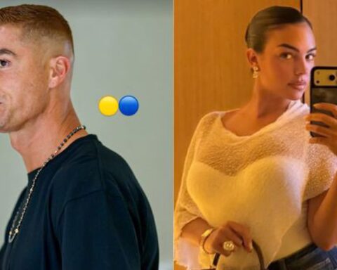 Ronaldo “hồi xuân” ngay sau khi cưới vợ, đổi tóc vàng nổi bần bật, sánh đôi Georgina quyến rũ, ngọt ngào